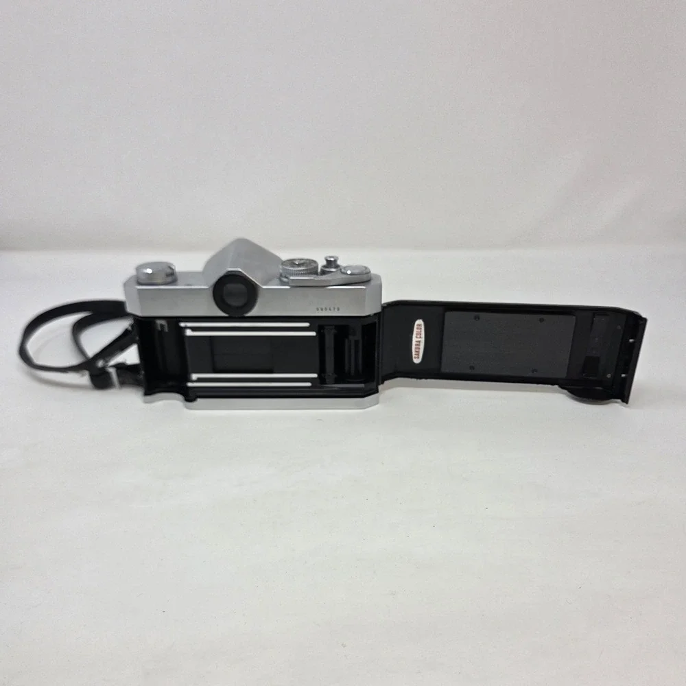 Konica Autoreflex T FTA 35mm SLR Camera Body Only Tested Shutter Works Japan
